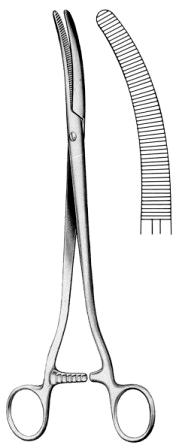 Faure Hysterectomy Clamps SJ 25cm/10"