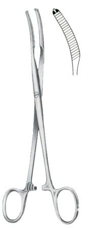 Mikulicz Peritoneal Clamp Forceps SJ 18cm/7"