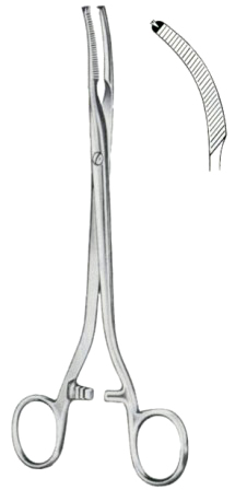 Mikulicz Peritoneal Clamp Forceps SJ 20cm/8"