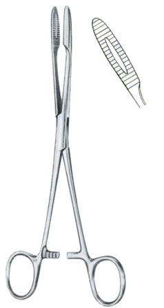 Gross-Maier Polypus Forceps BJ Curved 20cm/8" Without Ratchet
