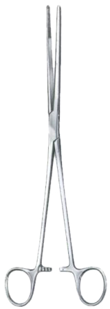 Bozemann Cotton Swab Forceps BJ Straight 26cm/10 1/4"