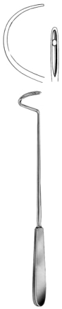 Deschamps Ligature Needles 28cm/11" Left