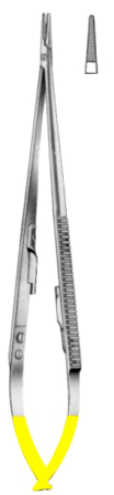 Jacobson Micro Needle Holders 20cm/8"  TC GOLD