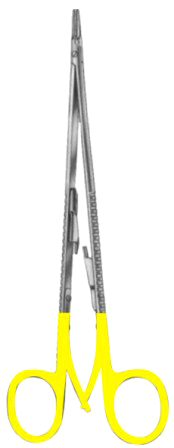 Diethrich Micro Needle Holders Straight 18cm/7" TC GOLD