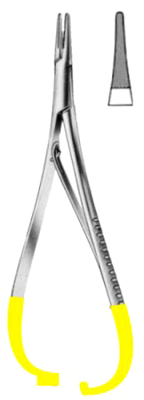 Mathieu-Kocher Needle Holders BJ 14cm/5 1/2"  TC GOLD