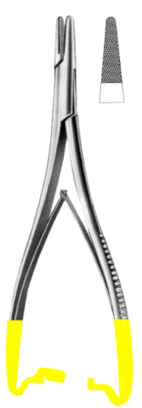 Mathieu Needle Holders BJ 20cm/8" TC GOLD