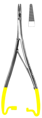 Hosel Needle Holders SJ 25cm/10"  TC GOLD
