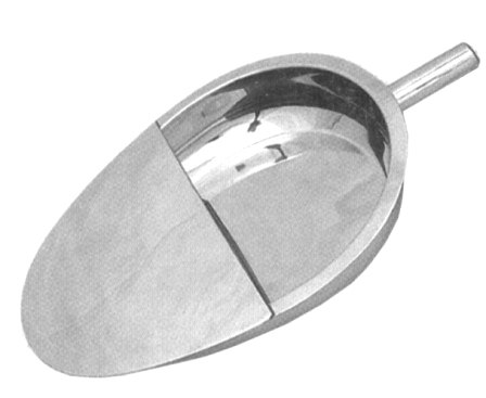Bedpan Simple pressed body with Handle, Adult