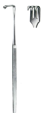 Wound Retractors Standard Sharp 3 Prongs 16cm/6 1/4"