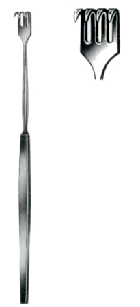 Wound Retractors Sharp 4 Prongs 16cm/6 1/4"