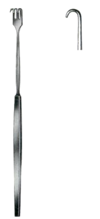 Wound Retractors Blunt  1 Prong 16cm/6 1/4"
