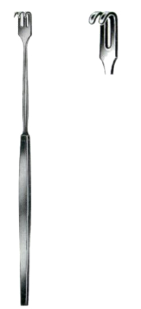 Wound Retractors Blunt  2 Prongs 16cm/6 1/4"