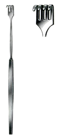 Wound Retractors Blunt  4 Prongs 16cm/6 1/4"