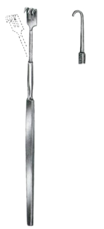 Wound Retractors Blunt 1 Prong 16cm/6 1/4" Flexible