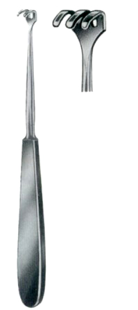 Klapp Tendon Sheath Hooks 3 Prongs 17.5cm/7"
