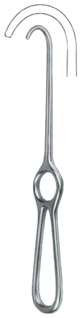 Volkmann Retractors Blunt  1 Prong 22cm/8 3/4"