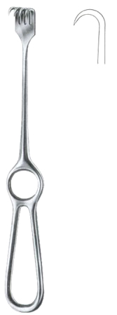 Volkmann Retractors Sharp 1 Prong  22cm/8 3/4"