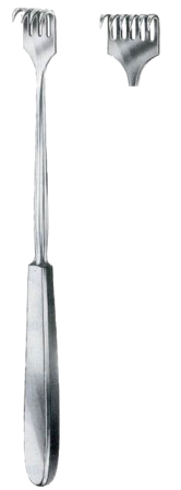 Volkmann Retractors Sharp 6 Prongs 9x29mm 23cm/9"