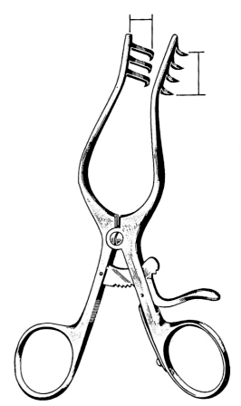 Weitlaner-Wullstein Retractors Sharp 16.5cm/6 1/2"