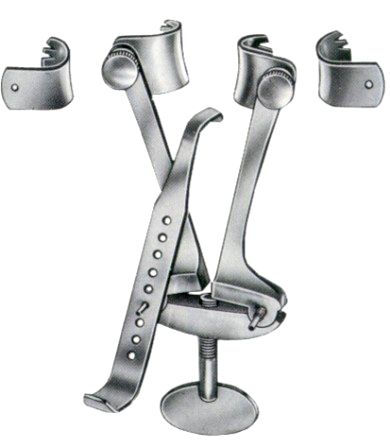 Henner(Lempert) Retractors 12cm/4 1/2"Complete with 2 Pairs Blade and Centre Blade