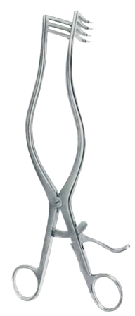 Adson Retractors Sharp 25mm 27cm/10 1/2"