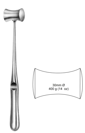 Williger B/Mallet Lead filled 400g, 30mm 24cm