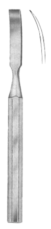 Hoke Bone Chisels Curved 4mm 14cm/5 1/2"