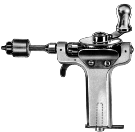 Bunnell Hand Drill with S.S Chuck 16cm