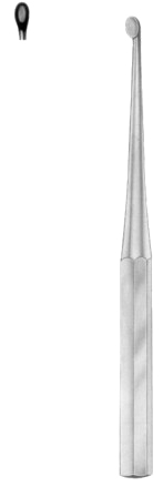 Bruns Bone Curettes 23cm/9" Fig #   1 A