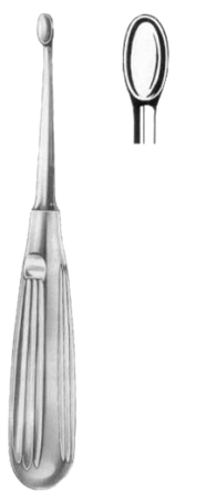 Schede Bone Curettes 17cm/6 3/4" Fig #   4