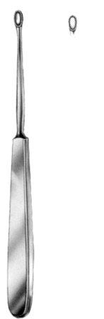 Williger Bone Curettes 17.5cm/7" Fig #  0  Straight Oval