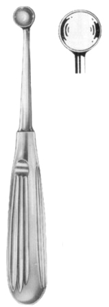 Bruns Bone Curettes 17cm/6 3/4" Fig #   4