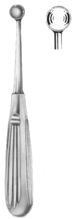 Bruns Bone Curettes 17cm/6 3/4" Fig #   3