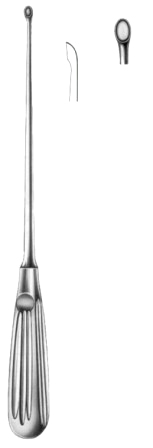 Bone Curettes 5.2mm 25cm/10" Fig #   0