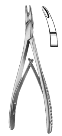 Lempert Bone Rongeur Forceps BJ Curved 16cm/6 1/4"