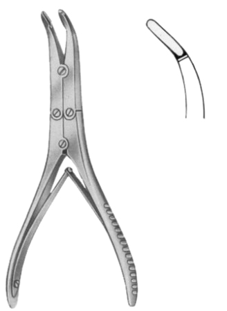 Kleinert-Kutz Bone Rongeur Forceps M/Action 3mm 15cm/6"