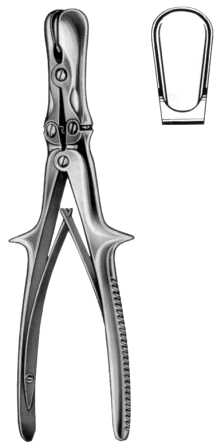 Stille-Luer Bone Rongeur Forceps M/Action 27cm/10 1/2"