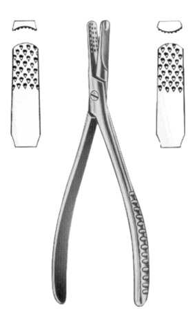 Nail Tearing Forcepcs SJ 13.5cm/5 1/4"