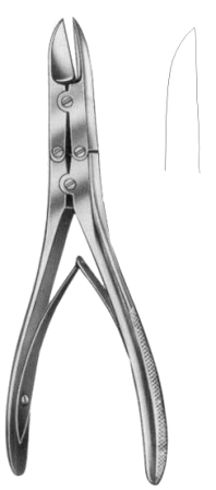 Ruskin-Liston Bone Cutting Forceps Straight M/Action 18.5cm/7 1/4"