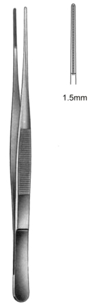 DeBakey-Diethrich Fcps Atrauma 1.5mm, 15.0cm