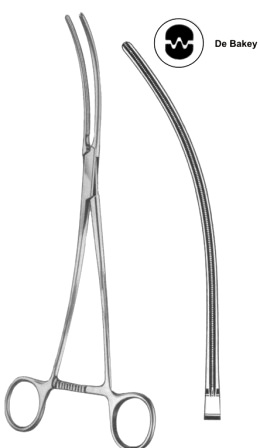 De Bakey Atrauma Aortic Aneurysm Clamps BJ 33.5cm/13 1/4"