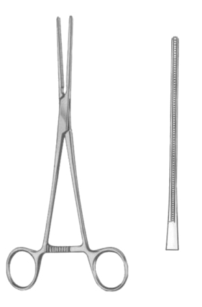 De Bakey-Bainbirdge Atrauma Cardiovascular BJ Forceps 18cm/7"
