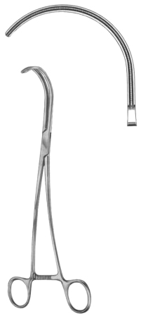 De Bakey-Semb Atrauma Aortic Clamps BJ 26.5cm/10 1/2"