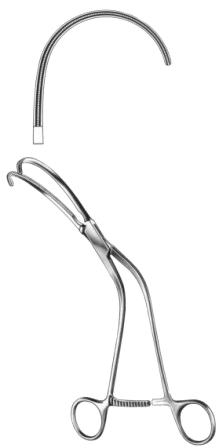 Weber Atrauma Aortic Clamps BJ 26cm/10 1/4"
