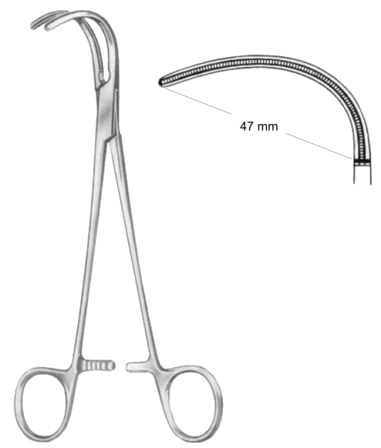 Glover Anastomosis Clamps BJ 47mm 21cm/8 1/4"