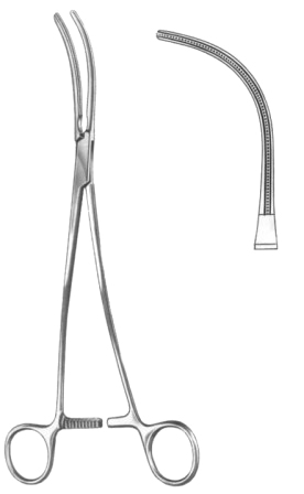 De Bakey-Bahnson Atrauma Aorta Aneurysm Clamps BJ 24.5cm/9 3/4"