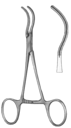 Cooley Atrauma Pediatric Clamps BJ 14cm/5 1/2"