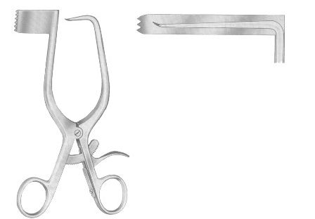 Lamina Spreaders 70x10mm 17cm/6 3/4" Left-Type