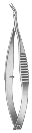 Vannas Iridectomy Scissors Angular 8cm/3 1/4"