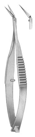 Vannas Mod, Tubingen Iridectomy Scissors Angular 8.5cm/3 1/2"